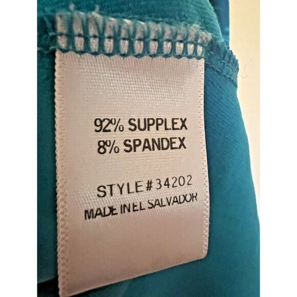 Travel Smith Blue Floral Knit Skirt Midi Womens Size Large Petite LP - Picture 4 of 4